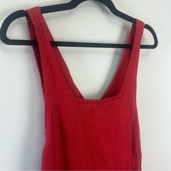 SOST South Street Linen Pinnie Apron Dress - Picture 5 of 12